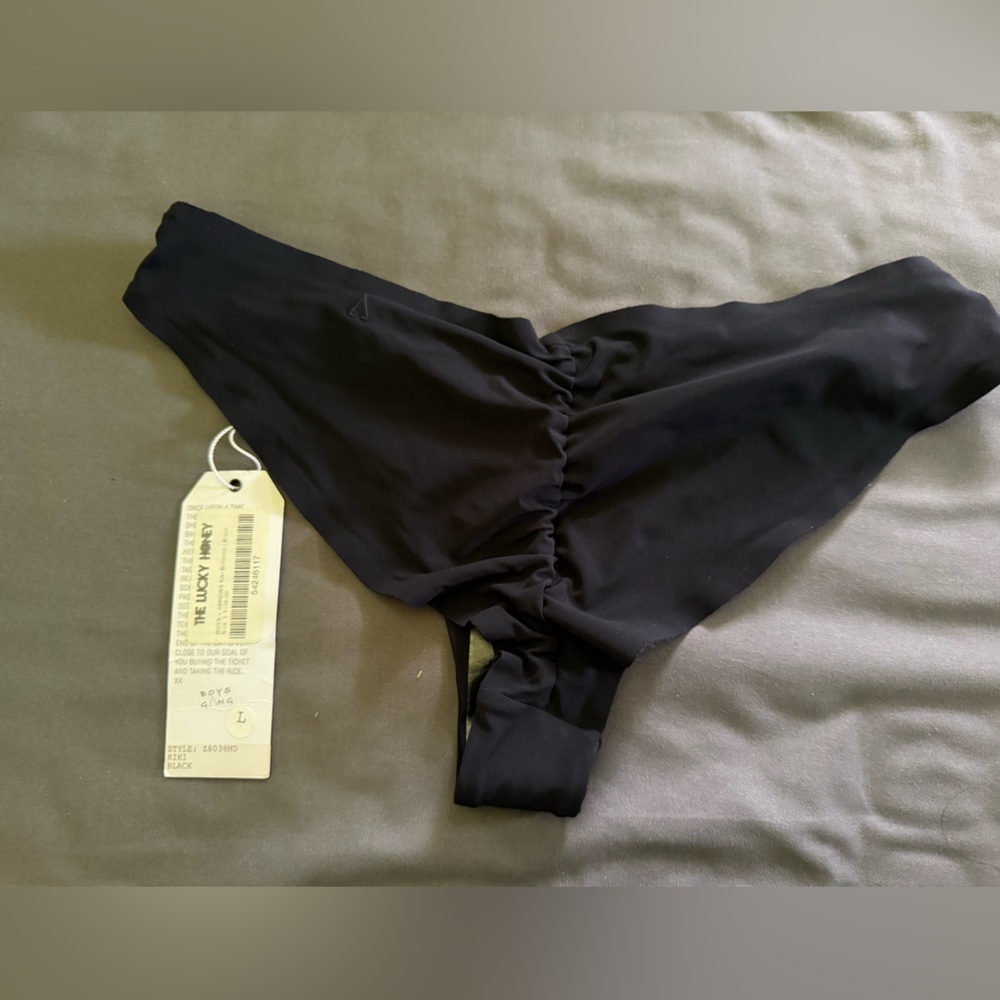 Boys + Arrows Midnight Bikini Bottom - Picture 2 of 3